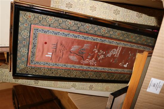 Five assorted Chinese watercolours